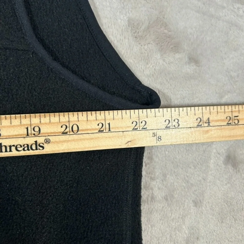 VTG Patagonia Synchilla Vest Men Large Black Better Sweater Fleece Full Zip USA